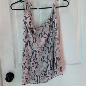 Express snakeskin tank